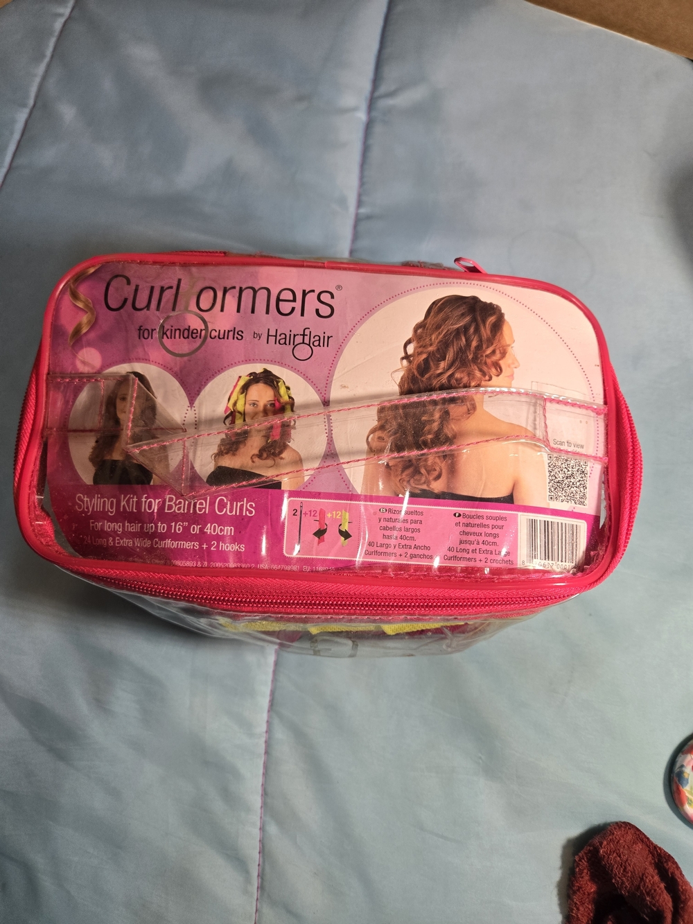 Curlformers Styling Kit for Barrel Curls - Hot Pink